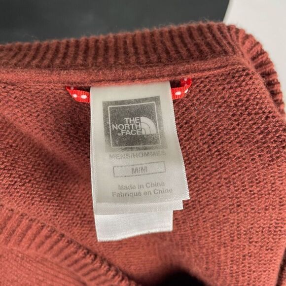 The North Face Men's Crewneck Sweater - Deep Rust - Picture 7 of 7